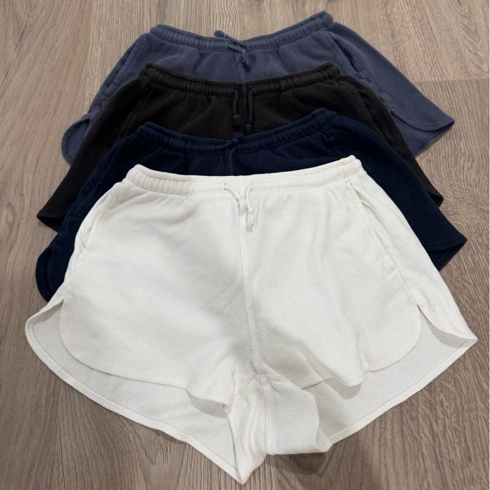 Brandy Melville waffle shorts